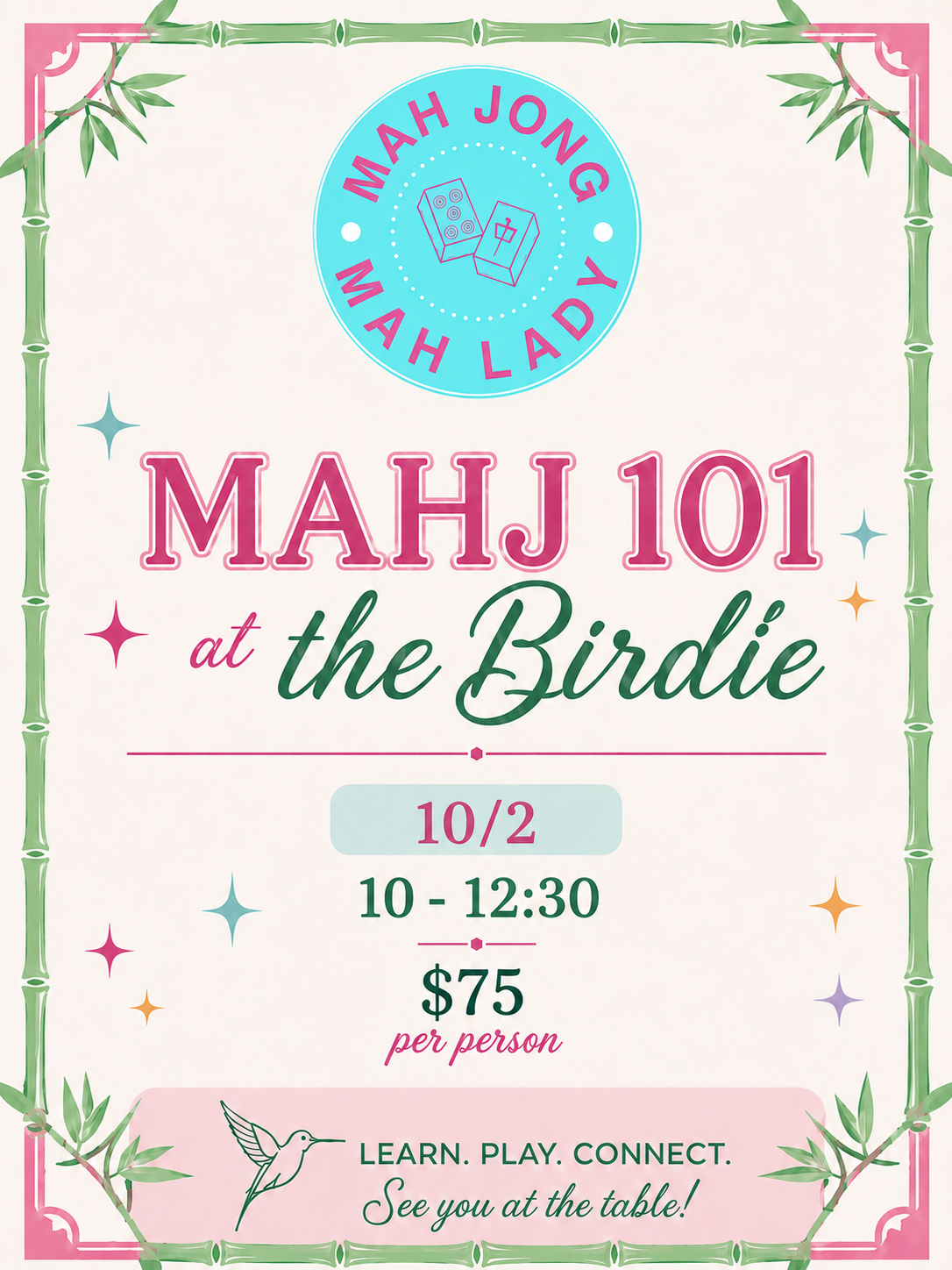 10/2 Mahj 101
