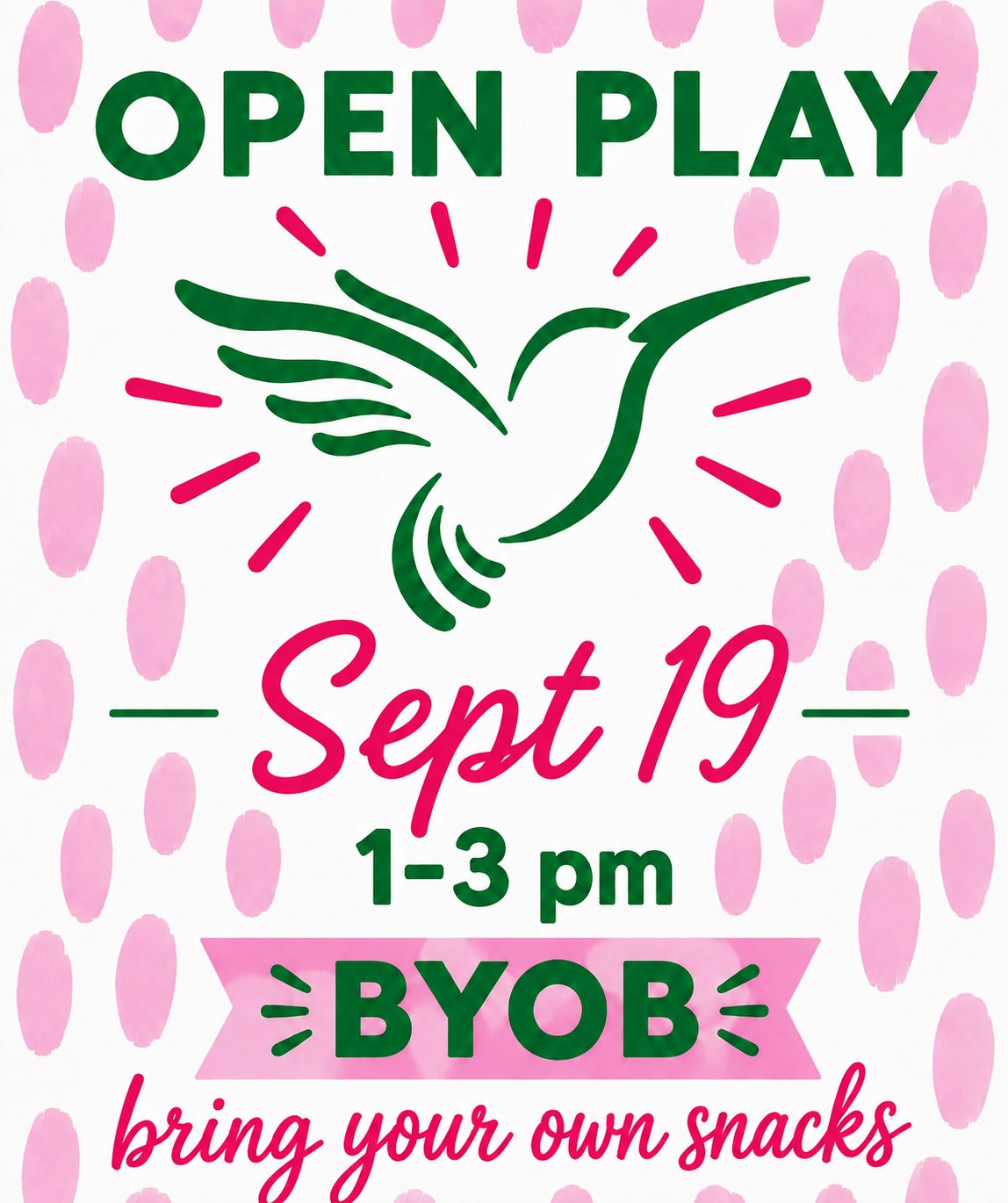 Open Play 9/19